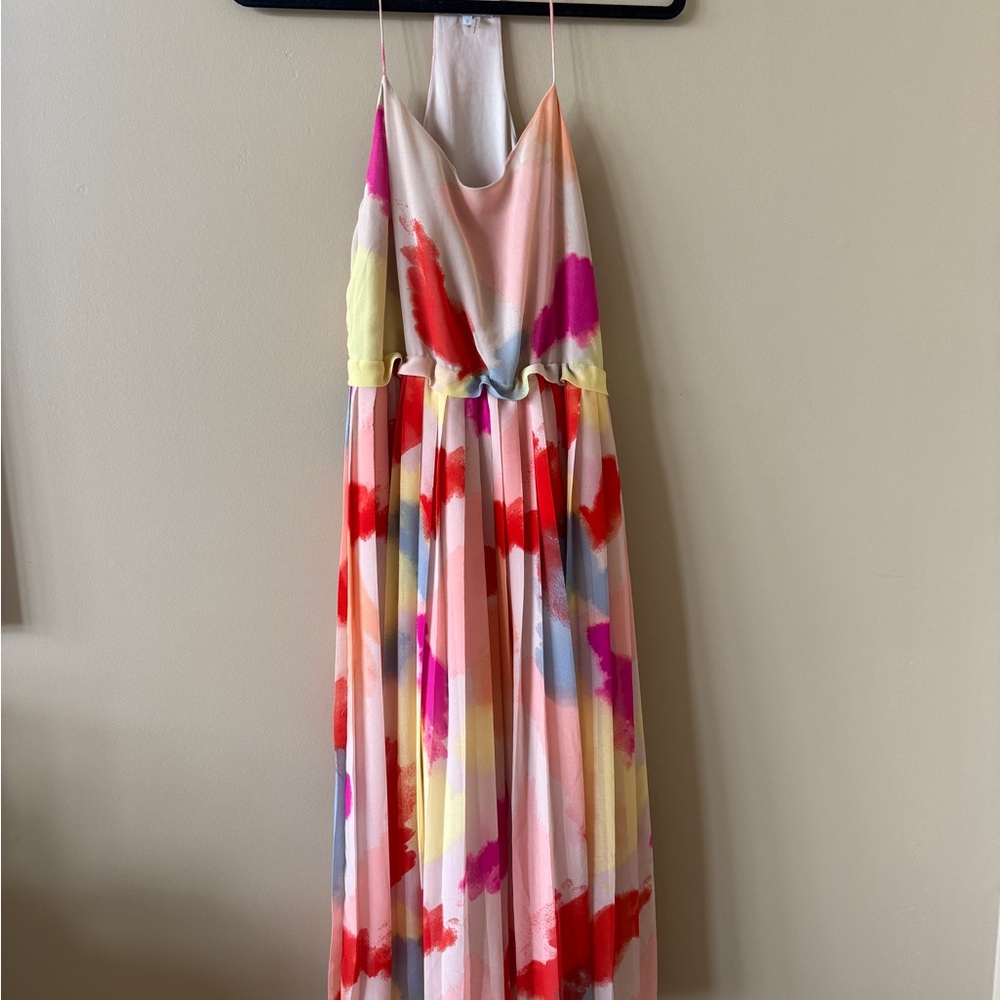1. State watercolor dress